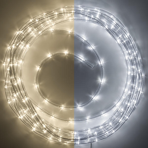 123led Lichtslang 12 meter | koud wit & warm wit | 288 lampjes  LDR07314 - 1
