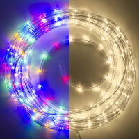 123led Lichtslang 12 meter | multicolor & warm wit | 288 lampjes  LDR07318