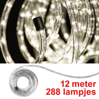 123led Lichtslang 12 meter | warm wit | 288 lampjes  LKO00003