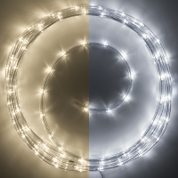 123led Lichtslang 6 meter | koud wit & warm wit | 144 lampjes  LDR07312