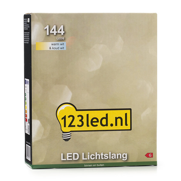 123led Lichtslang 6 meter | koud wit & warm wit | 144 lampjes  LDR07312 - 8