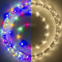 123led Lichtslang 6 meter | multicolor & warm wit | 144 lampjes  LDR07316