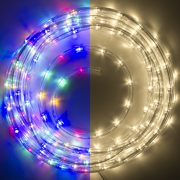 123led Lichtslang 9 meter | multicolor & warm wit | 216 lampjes  LDR07317 - 1