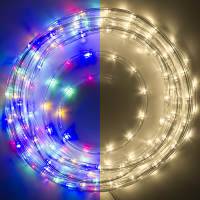 123led Lichtslang 9 meter | multicolor & warm wit | 216 lampjes  LDR07317