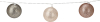 123led Lichtsnoer kerst op batterijen | Ø 6 cm | Goud, Bruin, Groen | 10 stuks  LKO00710 - 1