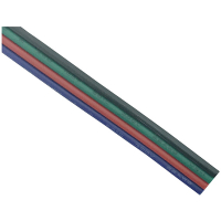 123led Losse 4-aderige led strip verlengkabel | 50 meter (123led huismerk)  LDR07790