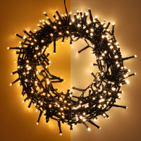 Micro clusterverlichting 11 meter | extra warm wit & warm wit | 400 lampjes LDR07416