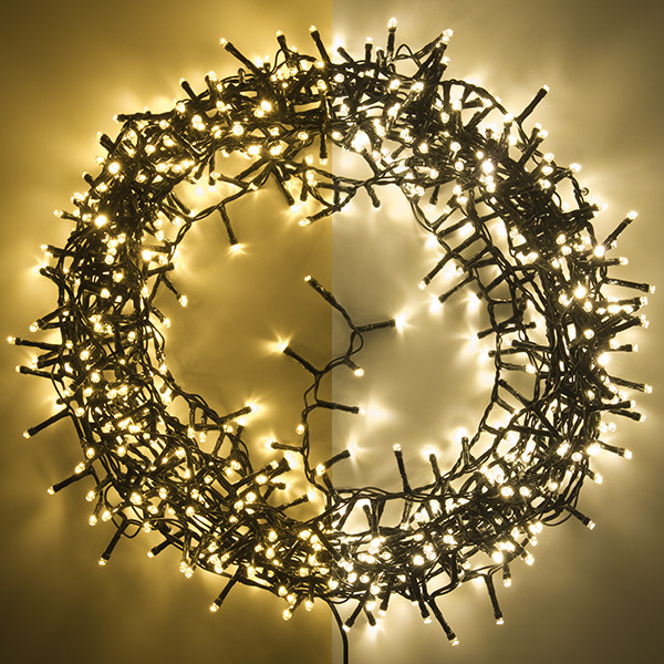 123led Micro clusterverlichting 17 meter | extra warm wit & warm wit | 700 lampjes  LDR07133 - 1