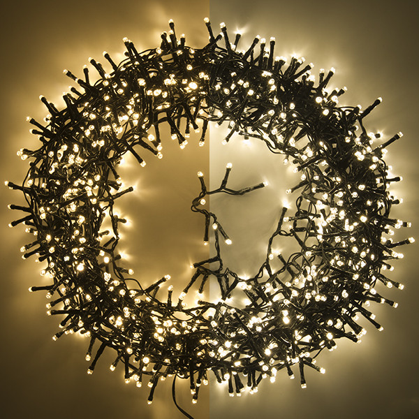123led Micro clusterverlichting 23 meter | extra warm wit & warm wit | 1000 lampjes  LDR07134 - 1
