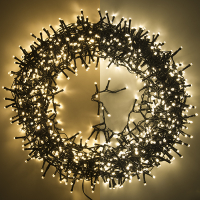 123led Micro clusterverlichting 23 meter | extra warm wit & warm wit | 1000 lampjes  LDR07134