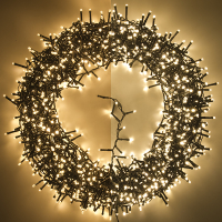 123led Micro clusterverlichting 33 meter | extra warm wit & warm wit | 1500 lampjes  LDR07136