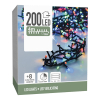 Micro clusterverlichting op batterijen 4,5 meter | multicolor | 200 lampjes