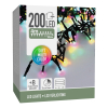 Micro clusterverlichting op batterijen 4,5 meter | soft multicolor | 200 lampjes
