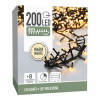 Micro clusterverlichting op batterijen 4,5 meter | warm wit | 200 lampjes