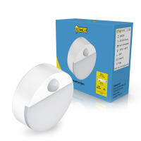 123led Nachtlamp op batterijen met sensor | Rond |  3x AAA | 3000K | 30 lumen | Wit  LDR02211