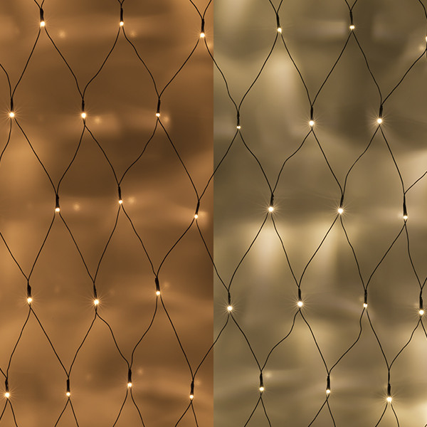 123led Netverlichting 200 x 140 cm | extra warm wit & warm wit | 252 lampjes  LDR07302 - 1
