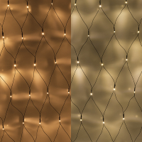 123led Netverlichting 300 x 300 cm | extra warm wit & warm wit | 380 lampjes  LDR07304