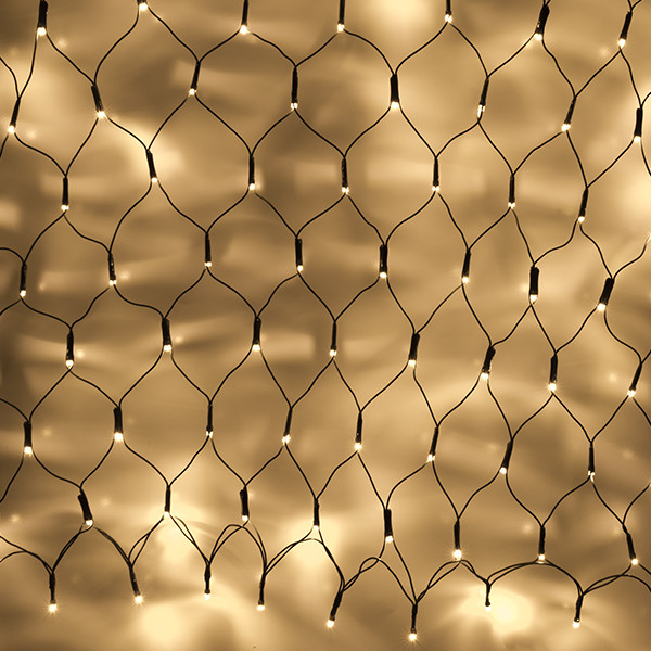 123led Netverlichting 90 x 50 cm | extra warm wit & warm wit | 100 lampjes  LDR07155 - 2