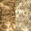123led Netverlichting 90 x 50 cm | extra warm wit & warm wit | 100 lampjes  LDR07155
