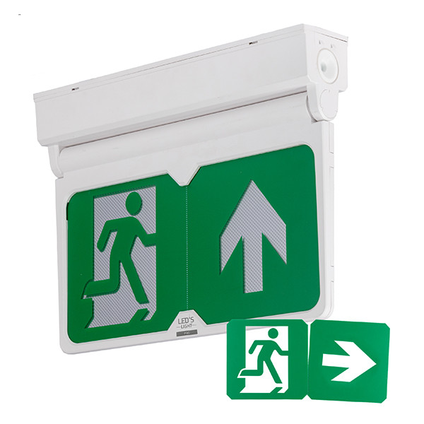 Nooduitgang verlichting | 8 uur noodfunctie | IP54 | 3W LDR06817 - 1