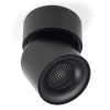 123led Opbouwspot GU10 | Kantelbaar | 12,1 cm | Zwart  LDR08027