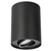 123led Opbouwspot GU10 rond incl. fitting (Zwart, 12.5cm hoog)  LDR07104