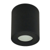 123led Opbouwspot GU10 rond incl. fitting (Zwart, IP44, 8.4cm hoog)  LDR07119