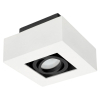 123led Opbouwspot GU10 vierkant incl. fitting (Wit, 8.5cm hoog)  LDR07115