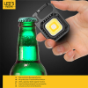 Oplaadbare LED sleutelhanger zaklamp | 750 lumen | IP20 | Zwart LDR06827 - 8