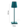 123led Oplaadbare solar tafellamp met sensor | Jour | Zwart  LDR09426 - 6