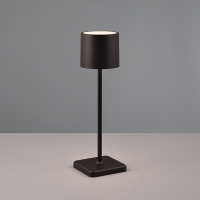 123led Oplaadbare tafellamp | 2000-2700-4000K | Dimbaar | IP54 | Zwart  LDR06589