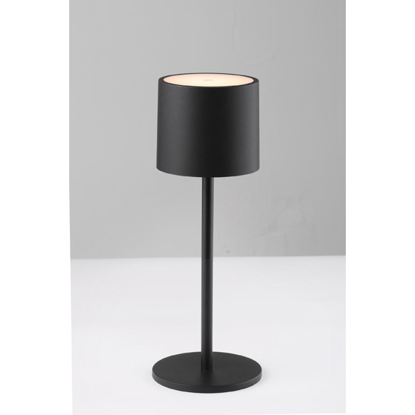 123led Oplaadbare tafellamp | 2000-4000K | Dimbaar | IP54 | Zwart  LDR06774 - 1