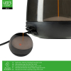 123led Oplaadbare tafellamp | RGB + 2700K | Dimbaar | IP44 | Smokey  LDR06818 - 5