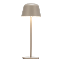 Oplaadbare tafellamp 30 cm | Atlanta | 2700-3000-4000K | Dimbaar | IP54 | Zandkleur | 2.5W LDR08853