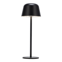 Oplaadbare tafellamp 30 cm | Atlanta | 2700-3000-4000K | Dimbaar | IP54 | Zwart | 2.5W LDR08852
