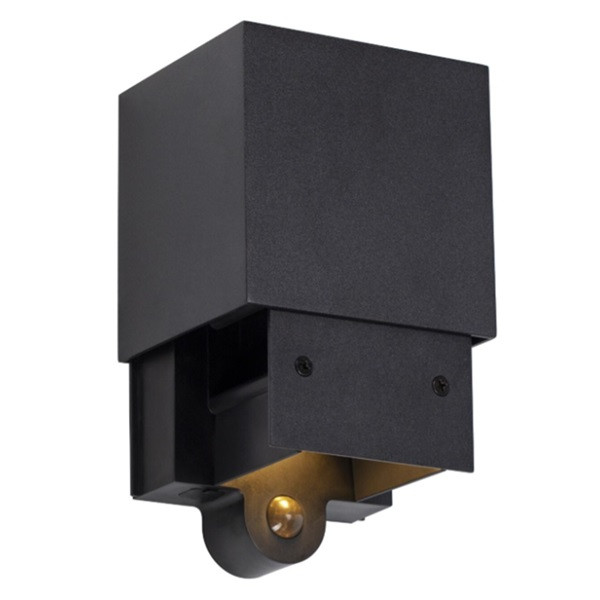 123led Oplaadbare wandlamp met sensor | Up & Down | Amarillo | 2700K | 300 lumen | IP54 | 2.5W | Zwart  LDR08567 - 2