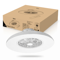 Plafondventilator met LED lamp | Ø 48.5 cm | RGB + 2700-6500K | Wit | 39W LDR02468