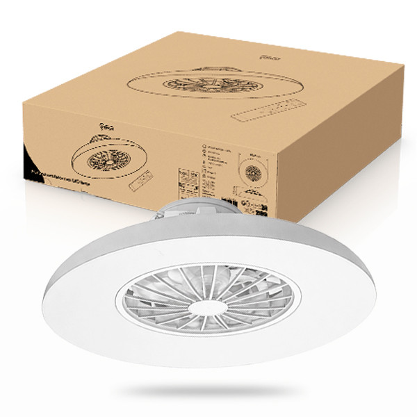 Plafondventilator met LED lamp | Ø 48.5 cm | RGB + 2700-6500K | Wit | 39W LDR02468 - 1