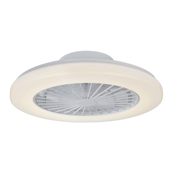 123led Plafondventilator met LED lamp | Ø 48 cm | 2000-4000K | Wit | 55W  LDR06772 - 1