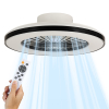 123led Plafondventilator met LED lamp | Ø 48 cm | 2000-4000K | Zwart | 55W  LDR06773 - 1
