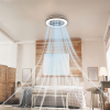 123led Plafondventilator met LED lamp | Ø 48 cm | 2000-4000K | Zwart | 55W  LDR06773 - 3