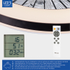 123led Plafondventilator met LED lamp | Ø 48 cm | 2000-4000K | Zwart | 55W  LDR06773 - 5