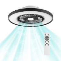 123led Plafondventilator met LED lamp | Ø 60 cm | 2000-4000K | 64W  LDR06703