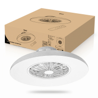 Plafondventilator met LED lamp | Ø 60 cm | RGB + 2700-6500K | Wit | 54W LDR02469