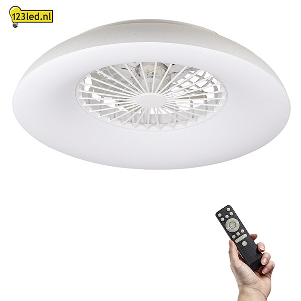 Plafondventilator met LED lamp | Ø 60 cm | RGB + 2700-6500K | Wit | 54W LDR02469 - 2