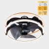 123led Plafondventilator met LED lamp | Ø 73.6 cm | 2000-4000K | Zwart | 65W  LDR06807 - 2