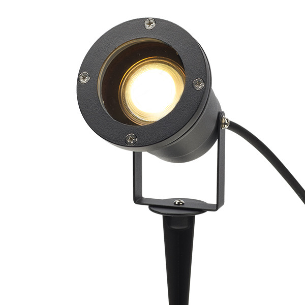 123led Prikspot buiten GU10 | Samara | IP54 | Zwart  LDR08521 - 1