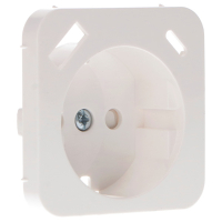 123led Reflex SI inlegplaat | 1x USB A, 1x USB-C | Geschikt voor Busch Jaeger | Wit  LDR06778