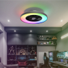 Slimme plafondlamp met ventilator | Ø 60.4 cm | RGB + 2000K-4000K | Zwart | 52W LDR02461 - 3