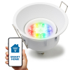Smart inbouwspot GU10 | Rond | Diep | Geschikt voor Philips Hue (Wit, IP20, 1 stuk) LDR08094 - 1